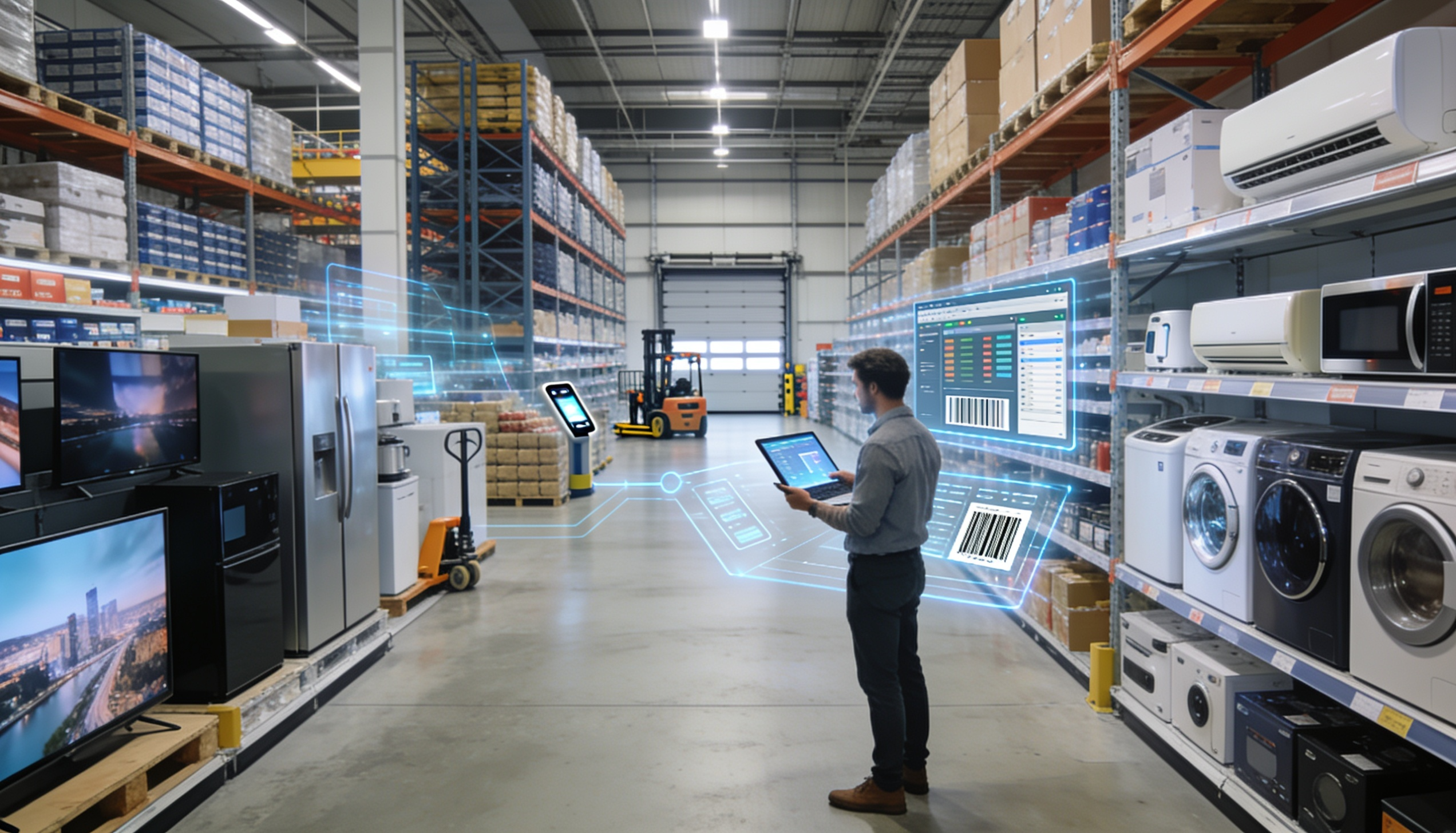Electronics showroom